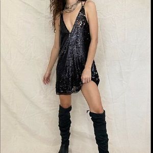 Sequin Slip Dress
